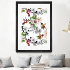 Colibris by Incado on GIANT ART - multicolor animals; floral/still life