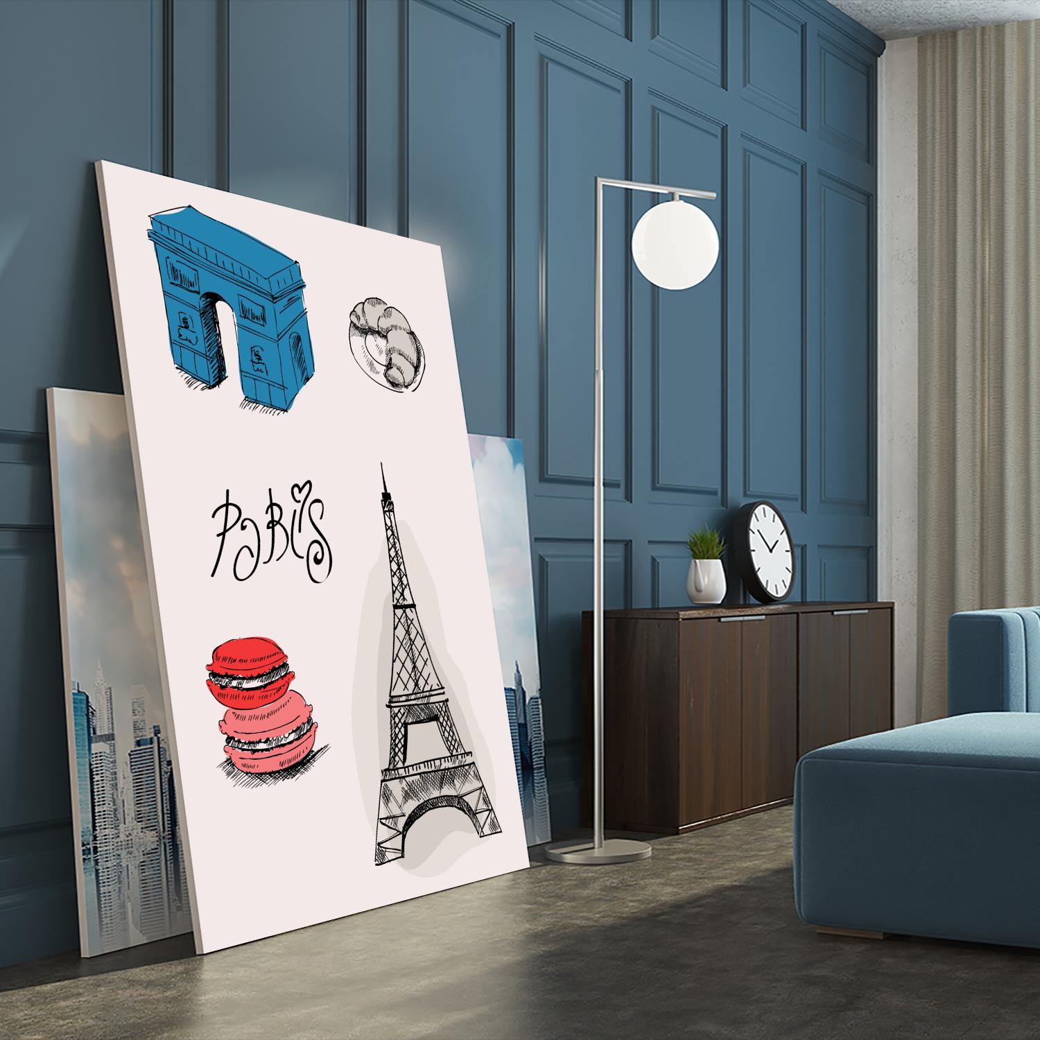 Paris III by TypeLike on GIANT ART - multicolor people/places; cuisine
