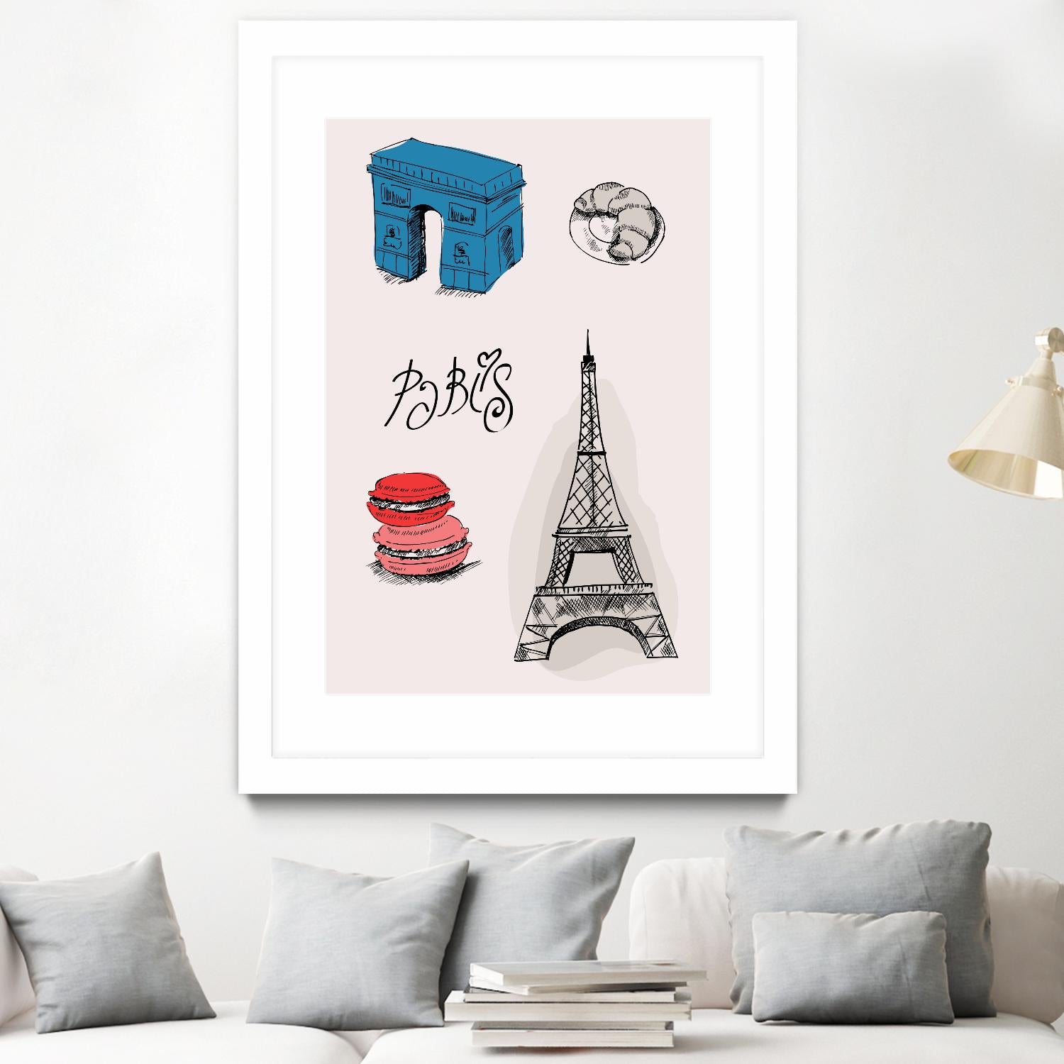 Paris III by TypeLike on GIANT ART - multicolor people/places; cuisine