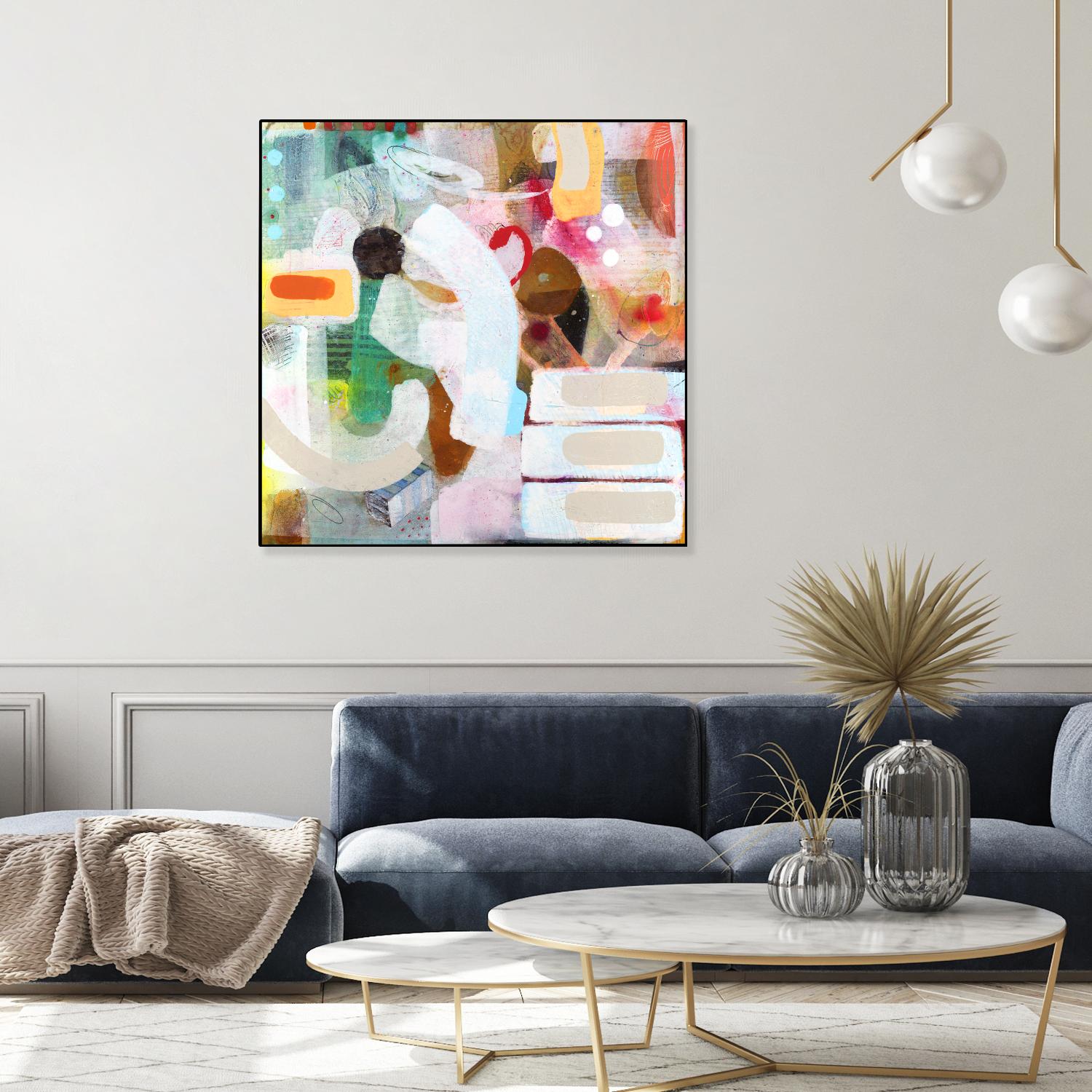 Changed My Mind 3 by Aleah Koury on GIANT ART - white abstract