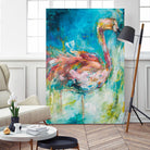 Pretty in Pink No. 1 by Hilma Koelman on GIANT ART - multicolor animals; contemporary