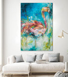 Pretty in Pink No. 1 by Hilma Koelman on GIANT ART - multicolor animals; contemporary