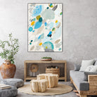 Blue Lightening by Maggie Kleinpeter on GIANT ART - multicolor abstracts; contemporary