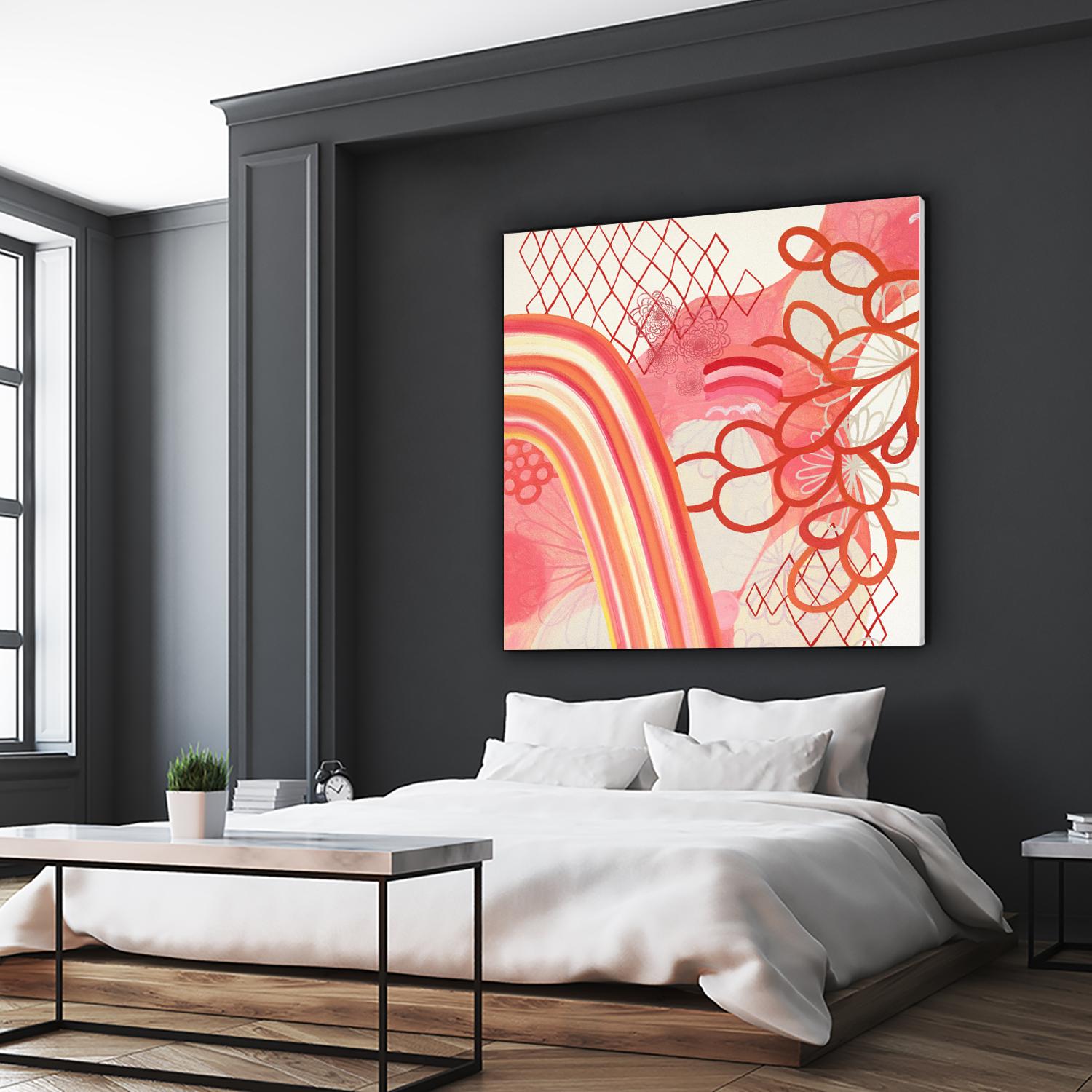 Cherry Fruitstripe Chain by Maggie Kleinpeter on GIANT ART - multicolor abstracts; contemporary