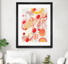 Funnie Bunnies Go To Space by Maggie Kleinpeter on GIANT ART - multicolor abstracts; contemporary