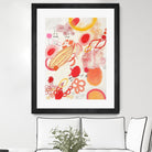 Funnie Bunnies Go To Space by Maggie Kleinpeter on GIANT ART - multicolor abstracts; contemporary