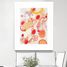 Funnie Bunnies Go To Space by Maggie Kleinpeter on GIANT ART - multicolor abstracts; contemporary
