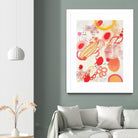 Funnie Bunnies Go To Space by Maggie Kleinpeter on GIANT ART - multicolor abstracts; contemporary