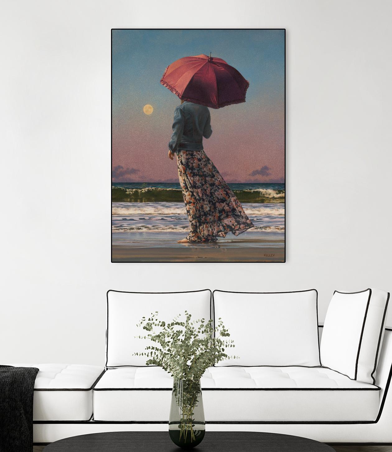 Romancing The Moon by Paul Kelley on GIANT ART - multicolor figurative
