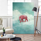 Walking on a Thin Line by Maja Lindberg on GIANT ART - multicolor urban/pop surrealism; children; animals