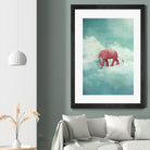 Walking on a Thin Line by Maja Lindberg on GIANT ART - multicolor urban/pop surrealism; children; animals