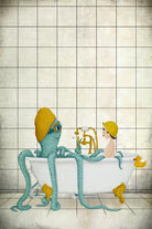 Bath Time by Maja Lindberg on GIANT ART - multicolor urban/pop surrealism; children