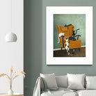 Catlife by Maja Lindberg on GIANT ART - multicolor urban/pop surrealism; animals; children