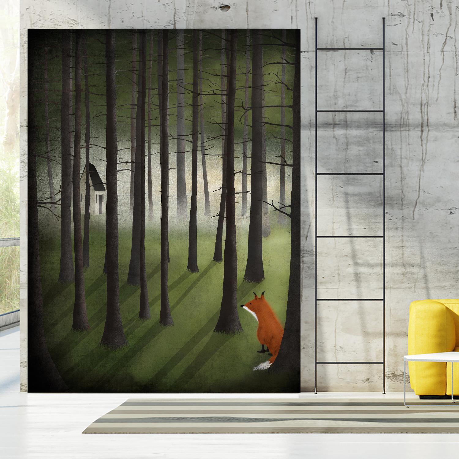 Glade by Maja Lindberg on GIANT ART - multicolor urban/pop surrealism; children; animals