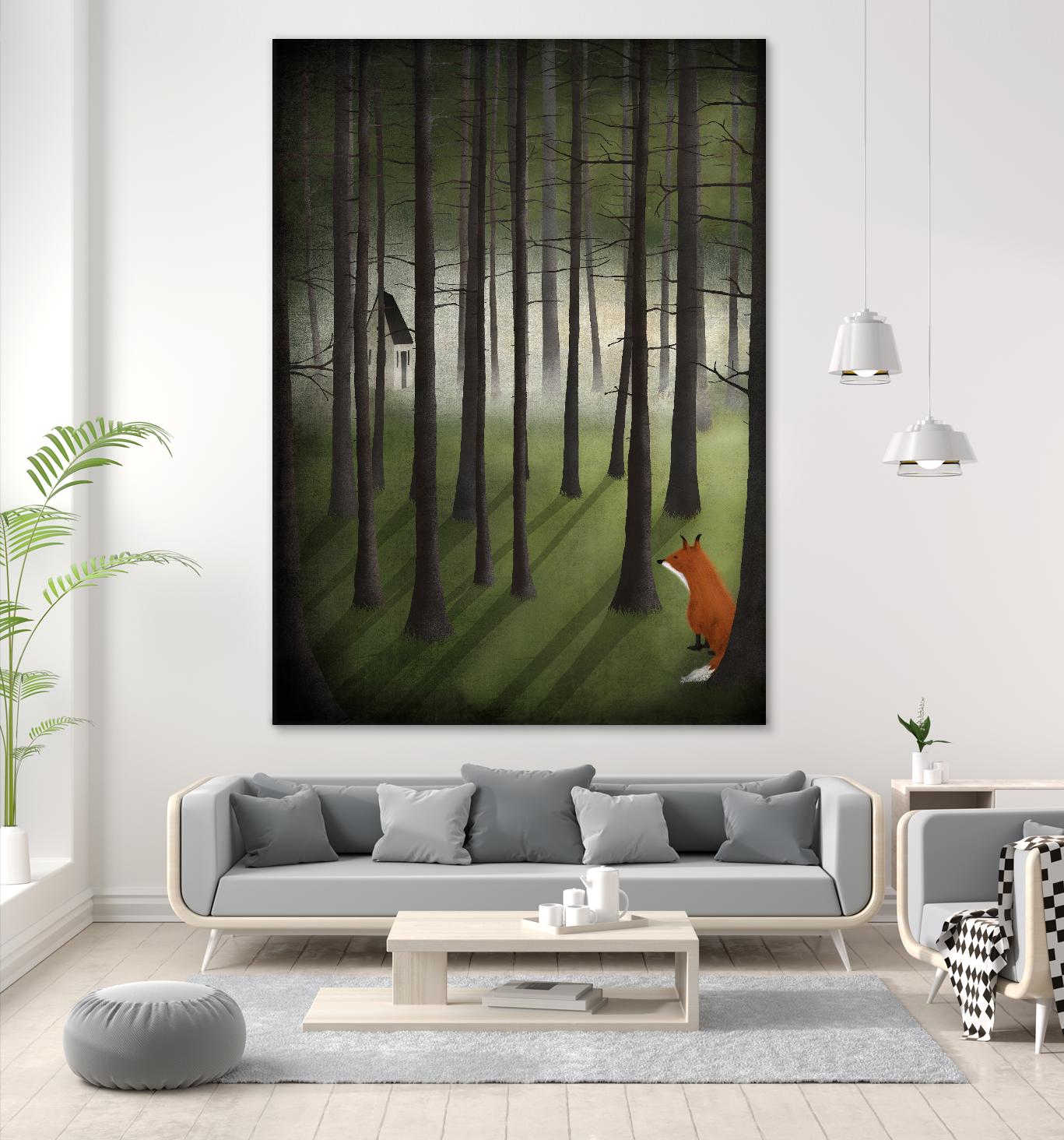 Glade by Maja Lindberg on GIANT ART - multicolor urban/pop surrealism; children; animals