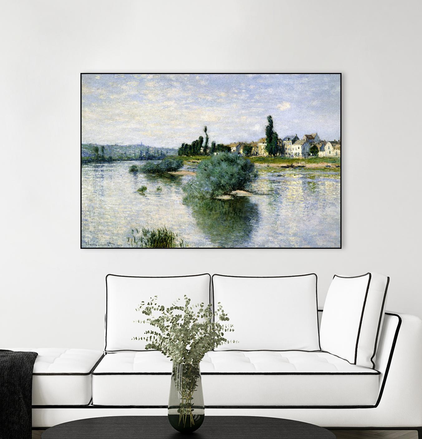 The Seine at Lavacourt by Claude Monet on GIANT ART - landscapes landscapes
