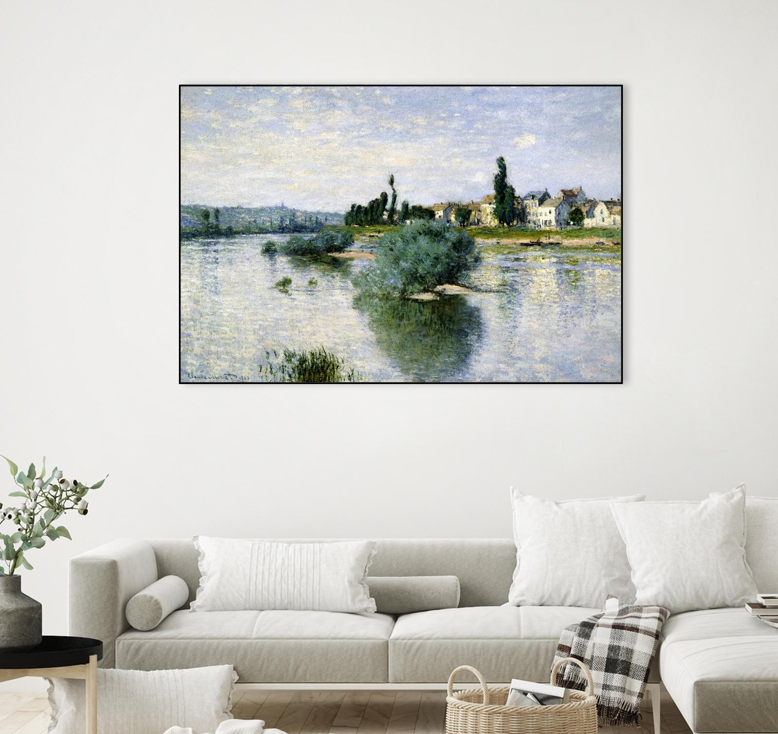 The Seine at Lavacourt by Claude Monet on GIANT ART - landscapes landscapes