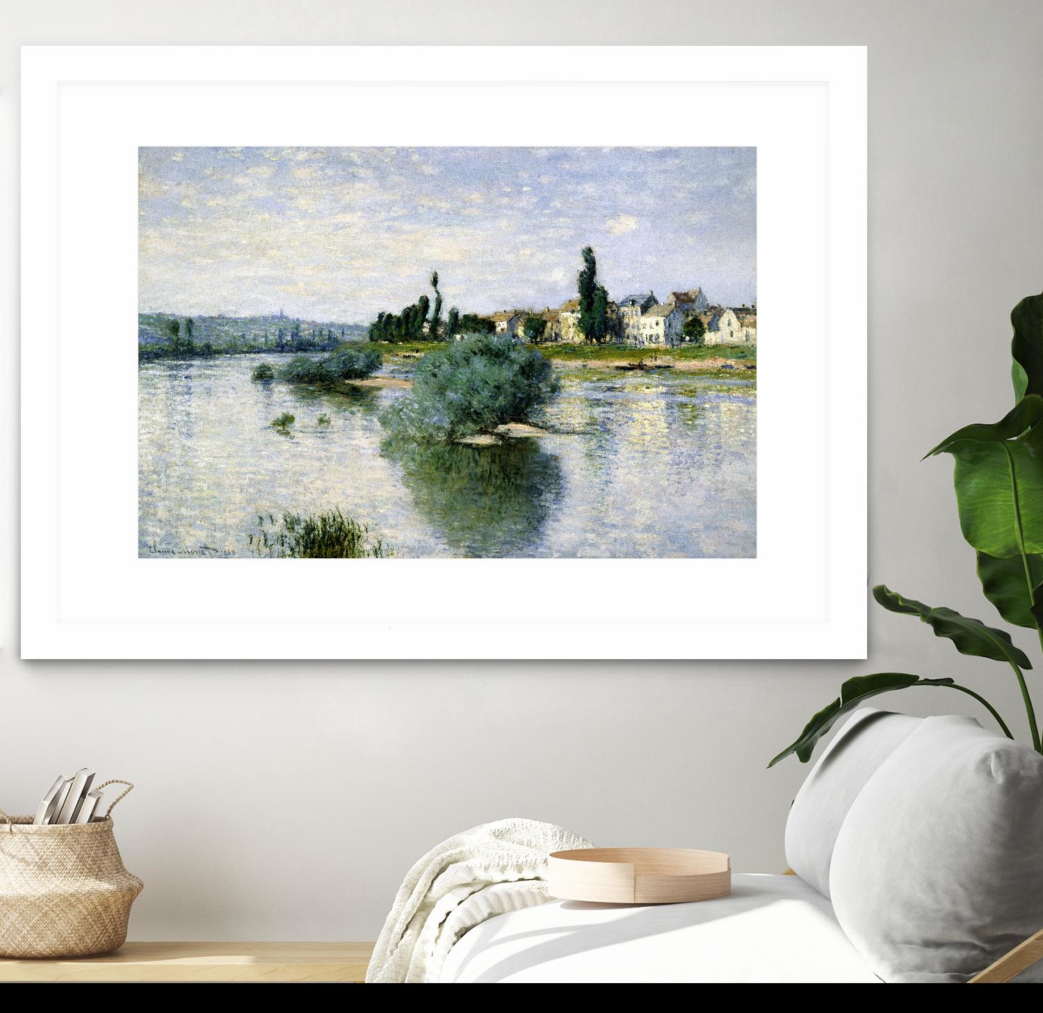 The Seine at Lavacourt by Claude Monet on GIANT ART - masters landscapes