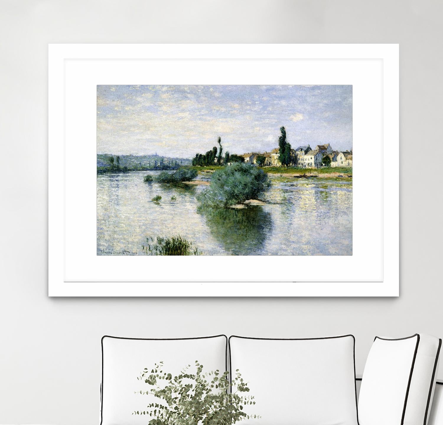 The Seine at Lavacourt by Claude Monet on GIANT ART - masters landscapes