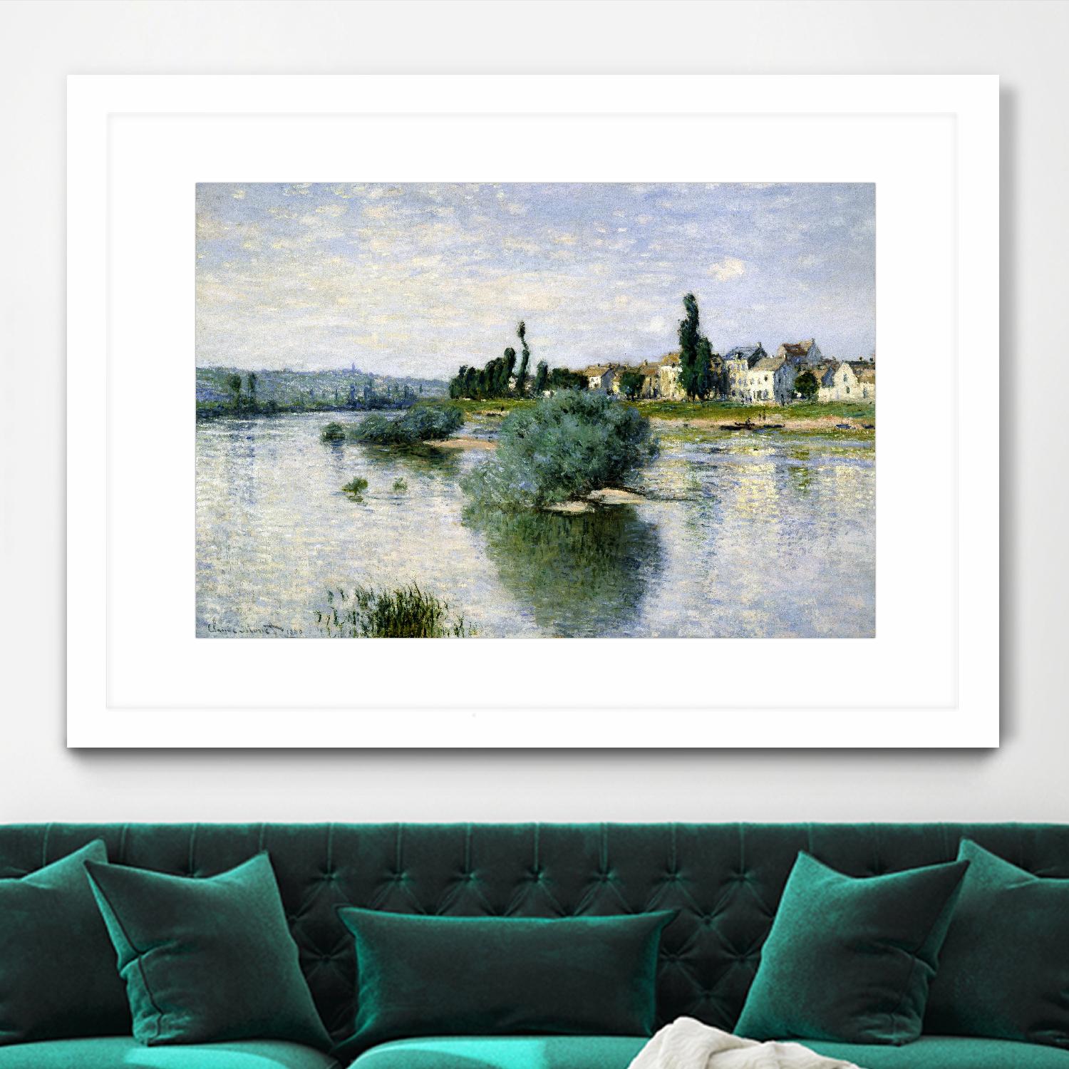 The Seine at Lavacourt by Claude Monet on GIANT ART - masters landscapes