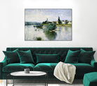 The Seine at Lavacourt by Claude Monet on GIANT ART - landscapes landscapes