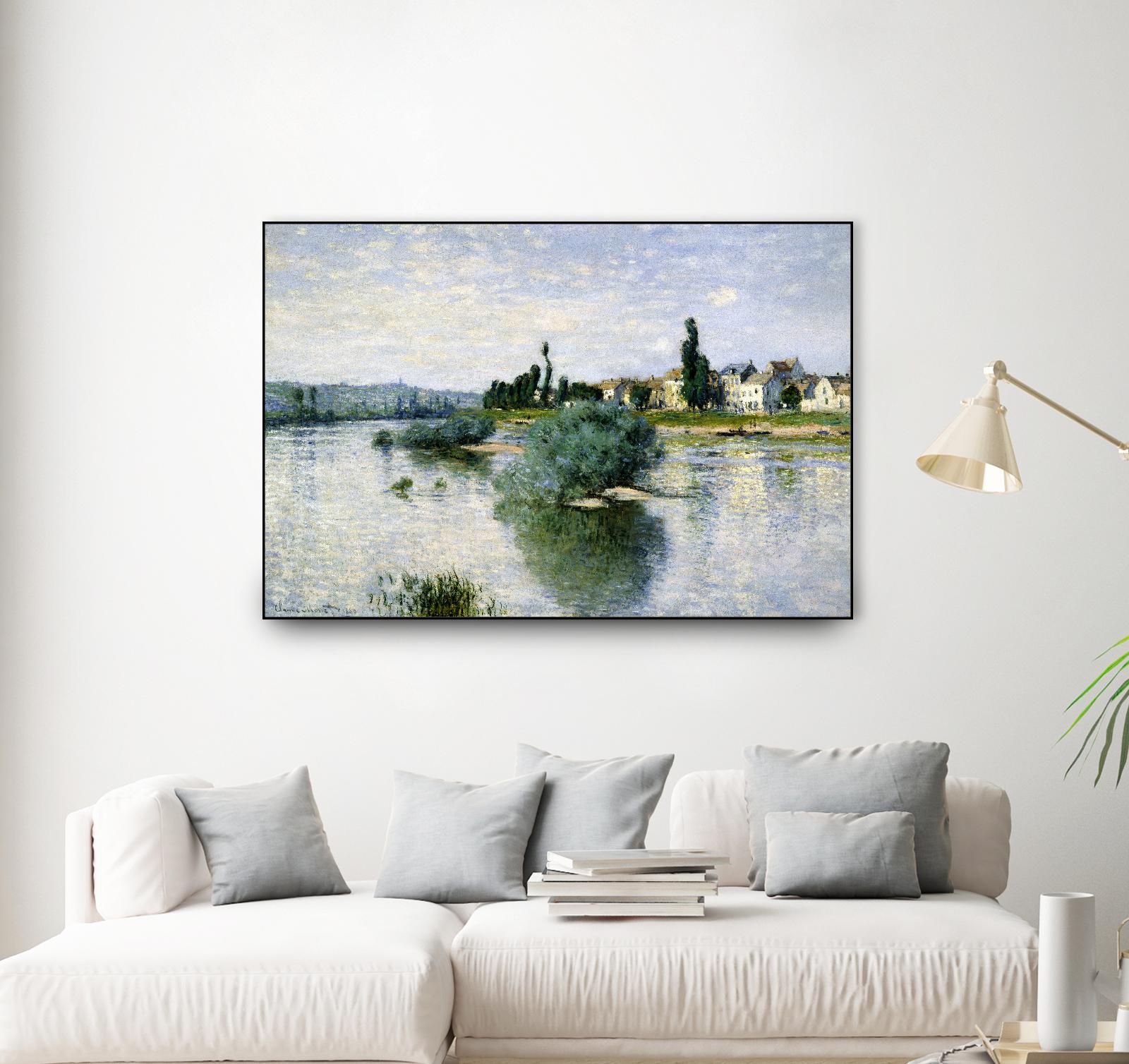 The Seine at Lavacourt by Claude Monet on GIANT ART - landscapes landscapes