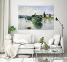 The Seine at Lavacourt by Claude Monet on GIANT ART - landscapes landscapes