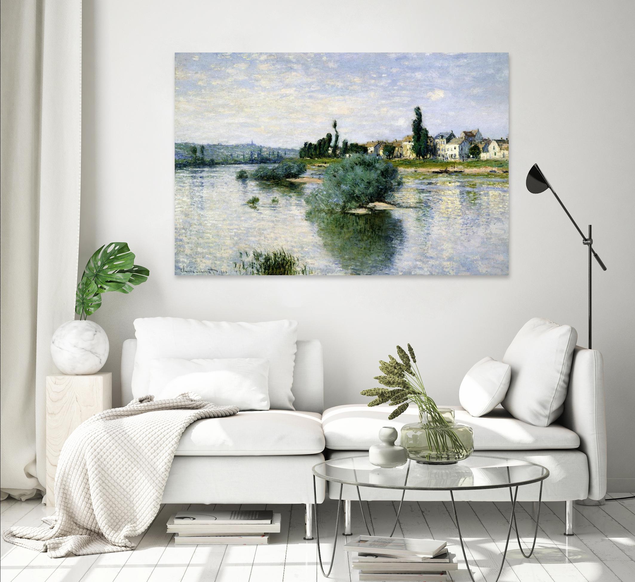 The Seine at Lavacourt by Claude Monet on GIANT ART - landscapes landscapes