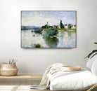 The Seine at Lavacourt by Claude Monet on GIANT ART - landscapes landscapes