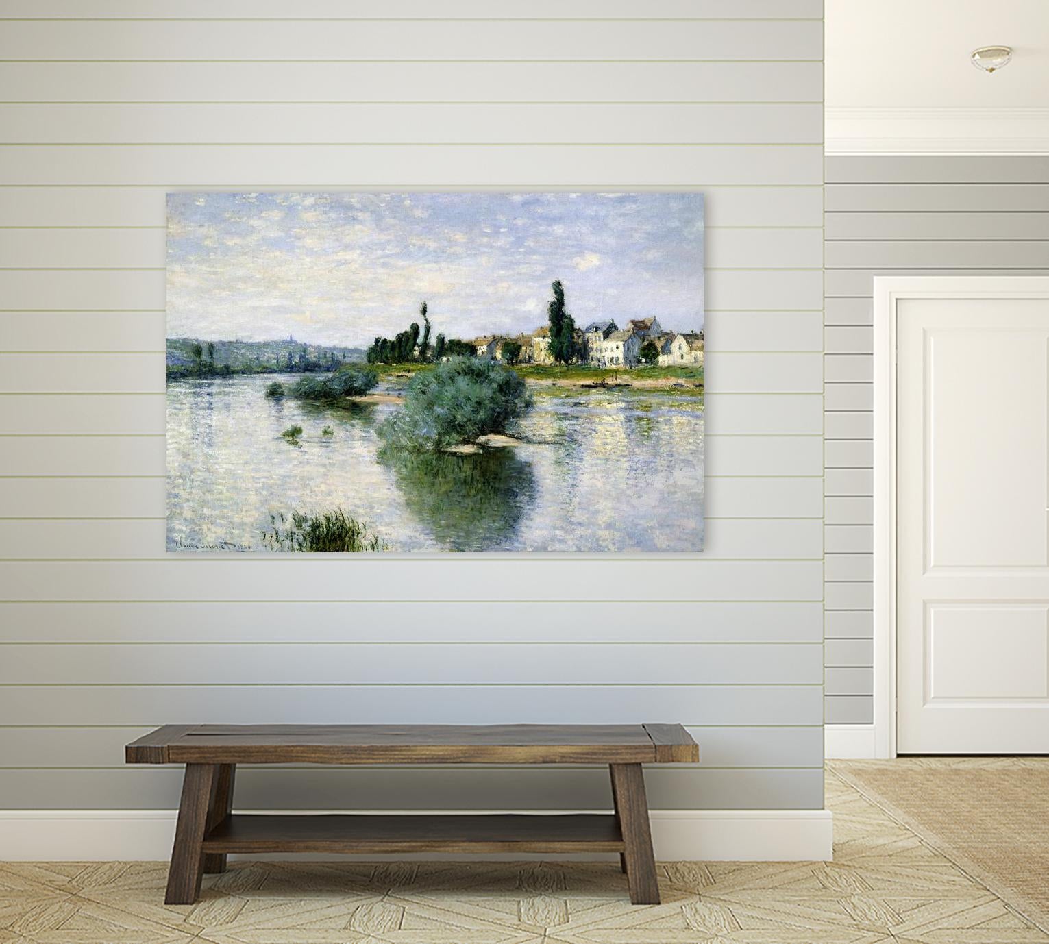 The Seine at Lavacourt by Claude Monet on GIANT ART - landscapes landscapes