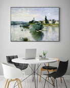 The Seine at Lavacourt by Claude Monet on GIANT ART - landscapes landscapes