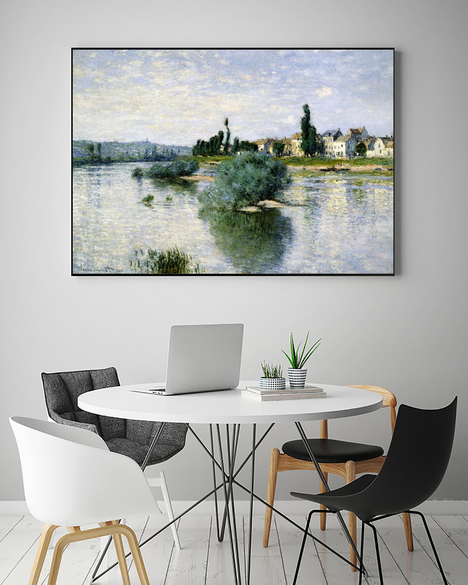 The Seine at Lavacourt by Claude Monet on GIANT ART - landscapes landscapes