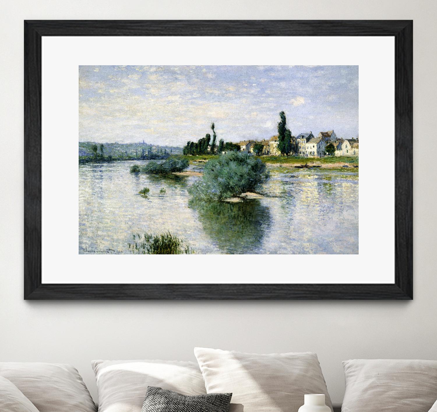 The Seine at Lavacourt by Claude Monet on GIANT ART - masters landscapes