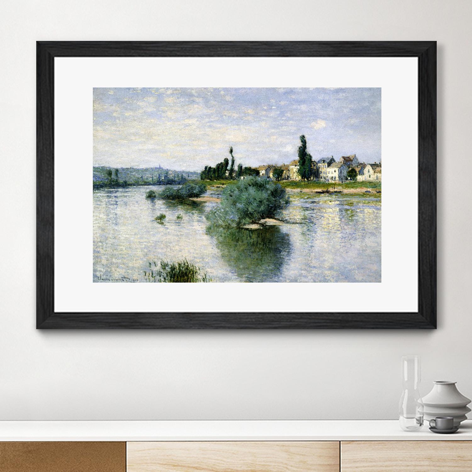 The Seine at Lavacourt by Claude Monet on GIANT ART - masters landscapes
