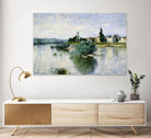 The Seine at Lavacourt by Claude Monet on GIANT ART - landscapes landscapes