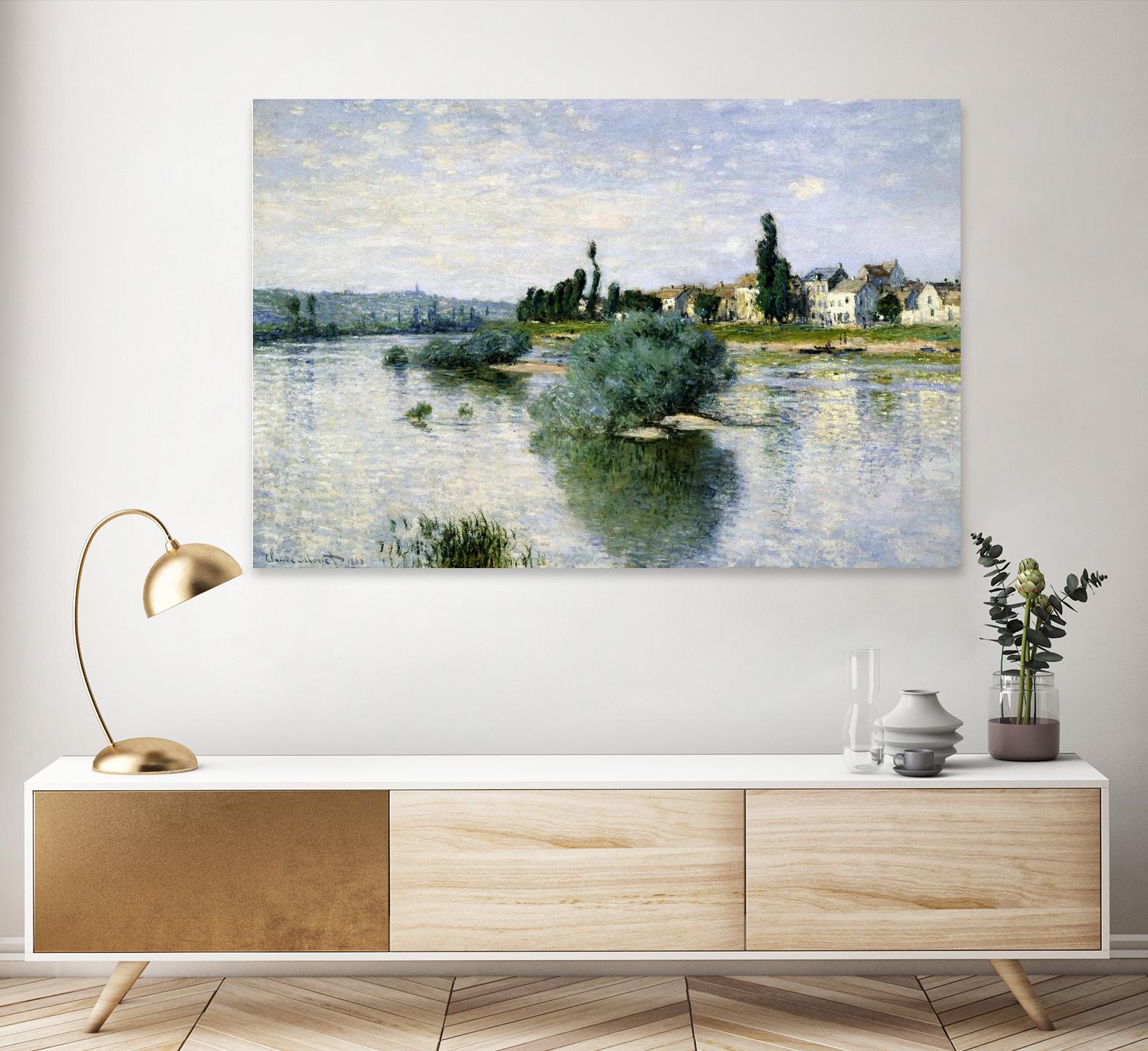 The Seine at Lavacourt by Claude Monet on GIANT ART - landscapes landscapes