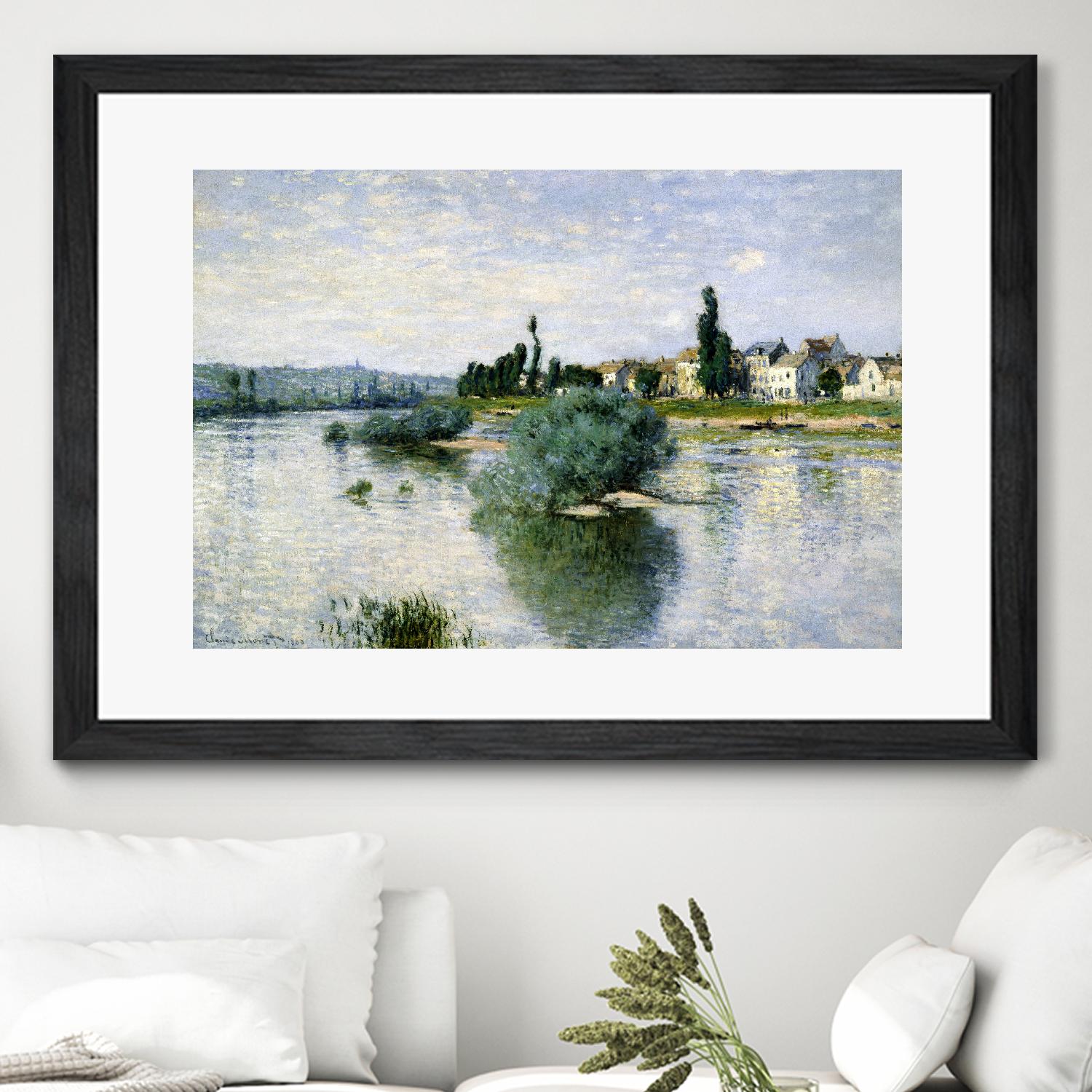 The Seine at Lavacourt by Claude Monet on GIANT ART - masters landscapes