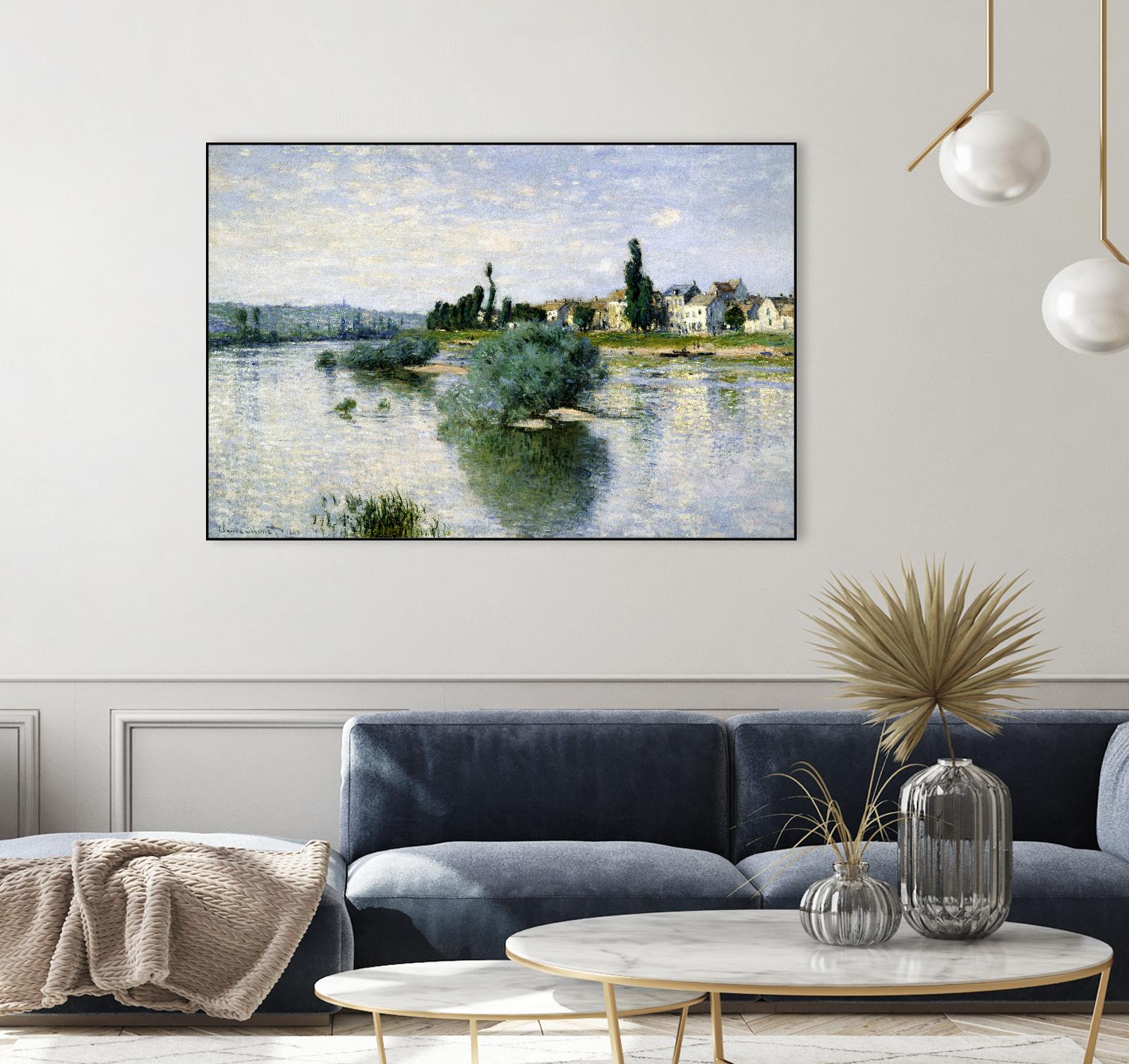 The Seine at Lavacourt by Claude Monet on GIANT ART - landscapes landscapes