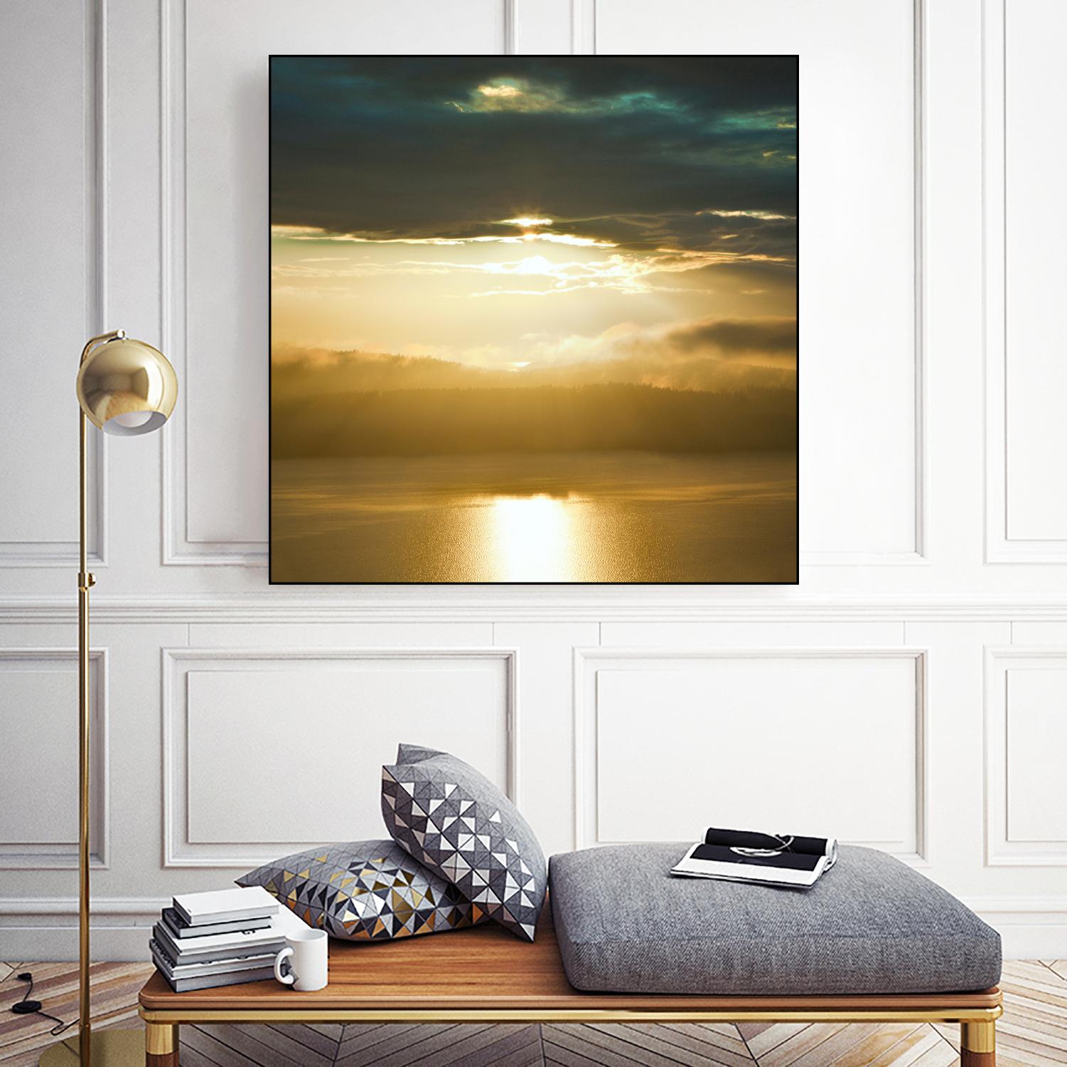 Orcas Sunset 1 by Golie Miamee on GIANT ART - multicolor photography; landscapes; coastal