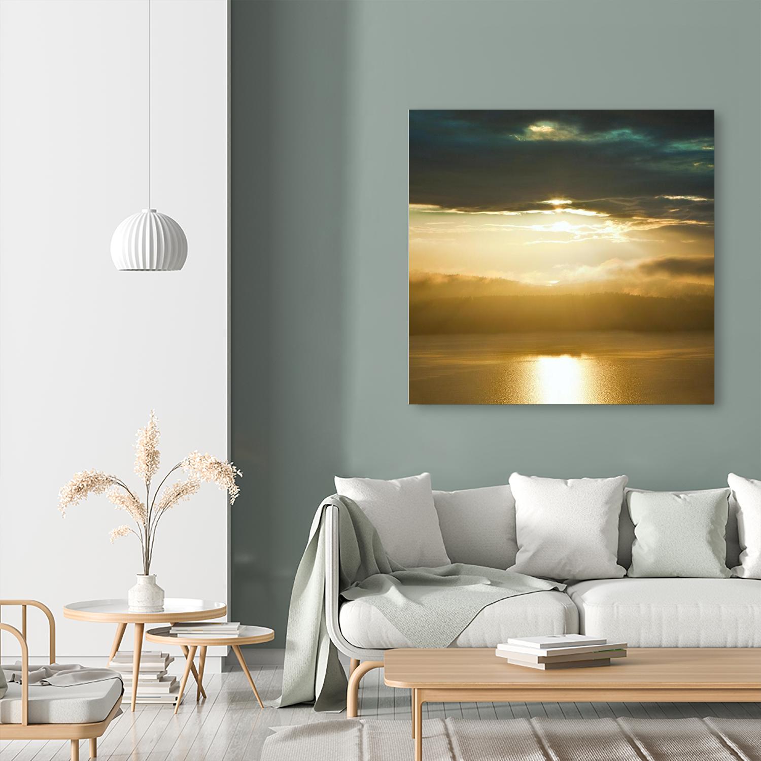 Orcas Sunset 1 by Golie Miamee on GIANT ART - multicolor photography; landscapes; coastal