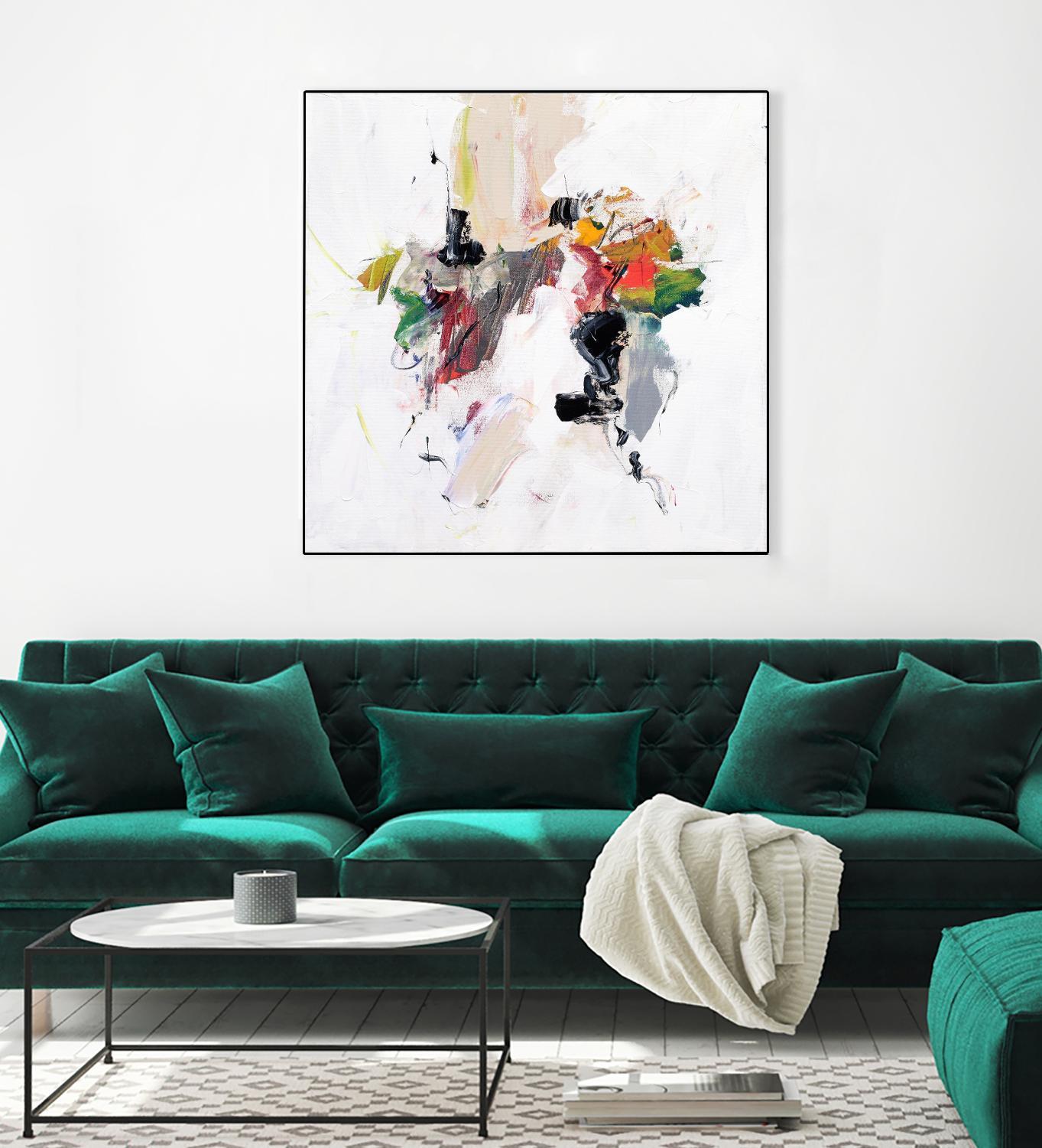 Go for It by Suzanne McCourt on GIANT ART - multi abstracts, contemporary 