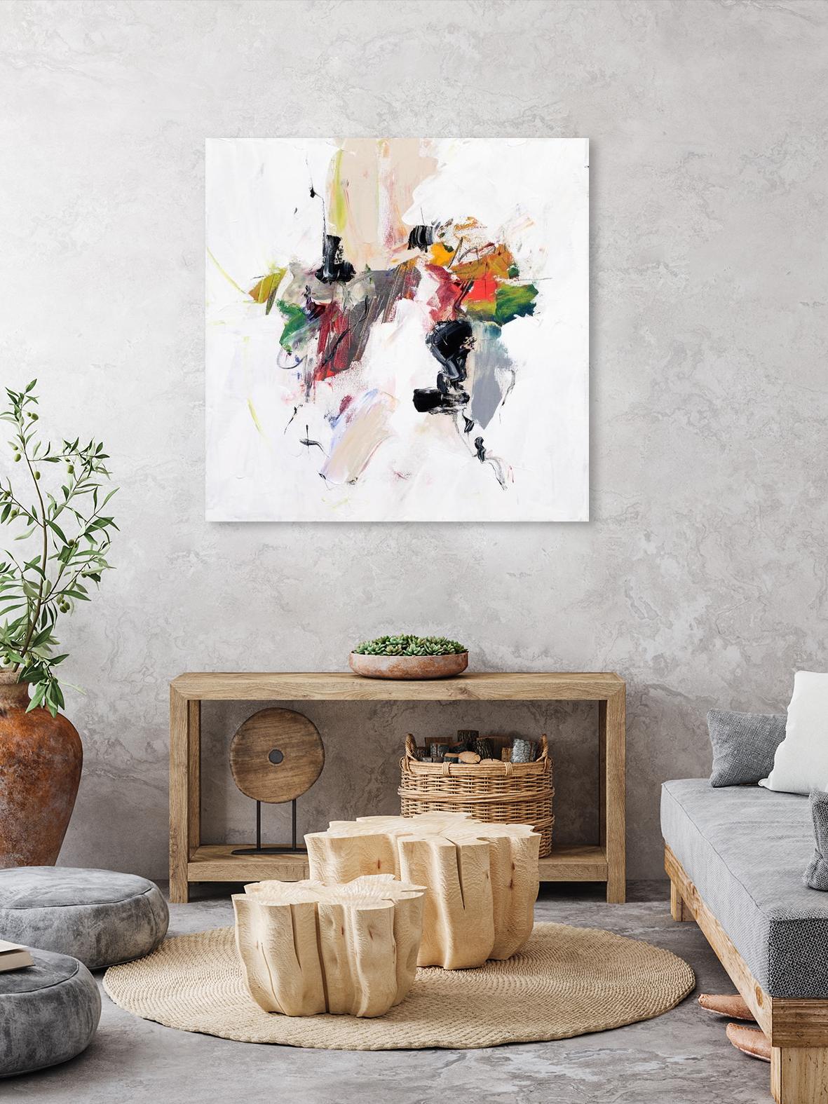 Go for It by Suzanne McCourt on GIANT ART - orange abstracts, contemporary 