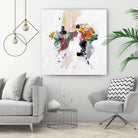 Go for It by Suzanne McCourt on GIANT ART - orange abstracts, contemporary 