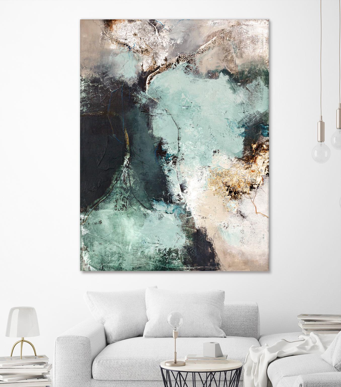 Great Green by Design Fabrikken on GIANT ART - multi abstracts