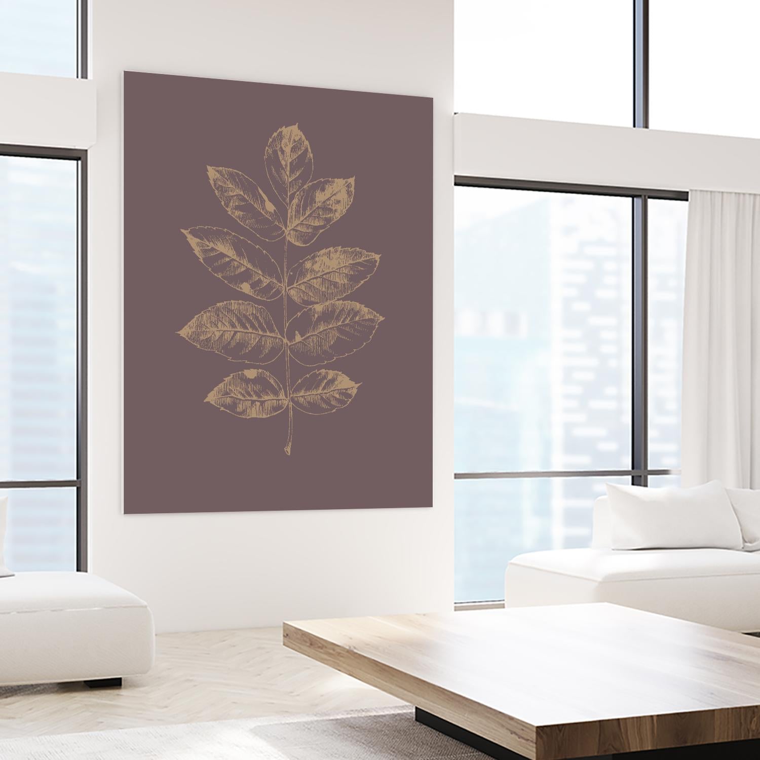 Botanica 2 by Design Fabrikken on GIANT ART - brown floral/still life, botanical, leaves, plants