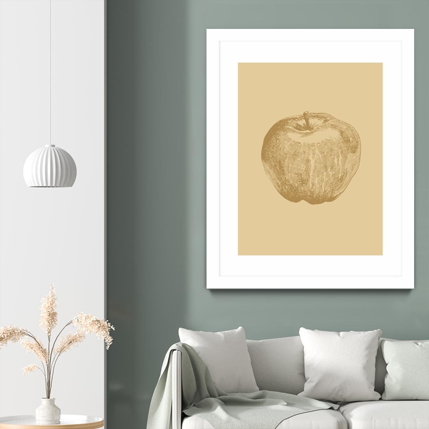 Botanica 4 by Design Fabrikken on GIANT ART - yellow floral/still life, botanical, fruit