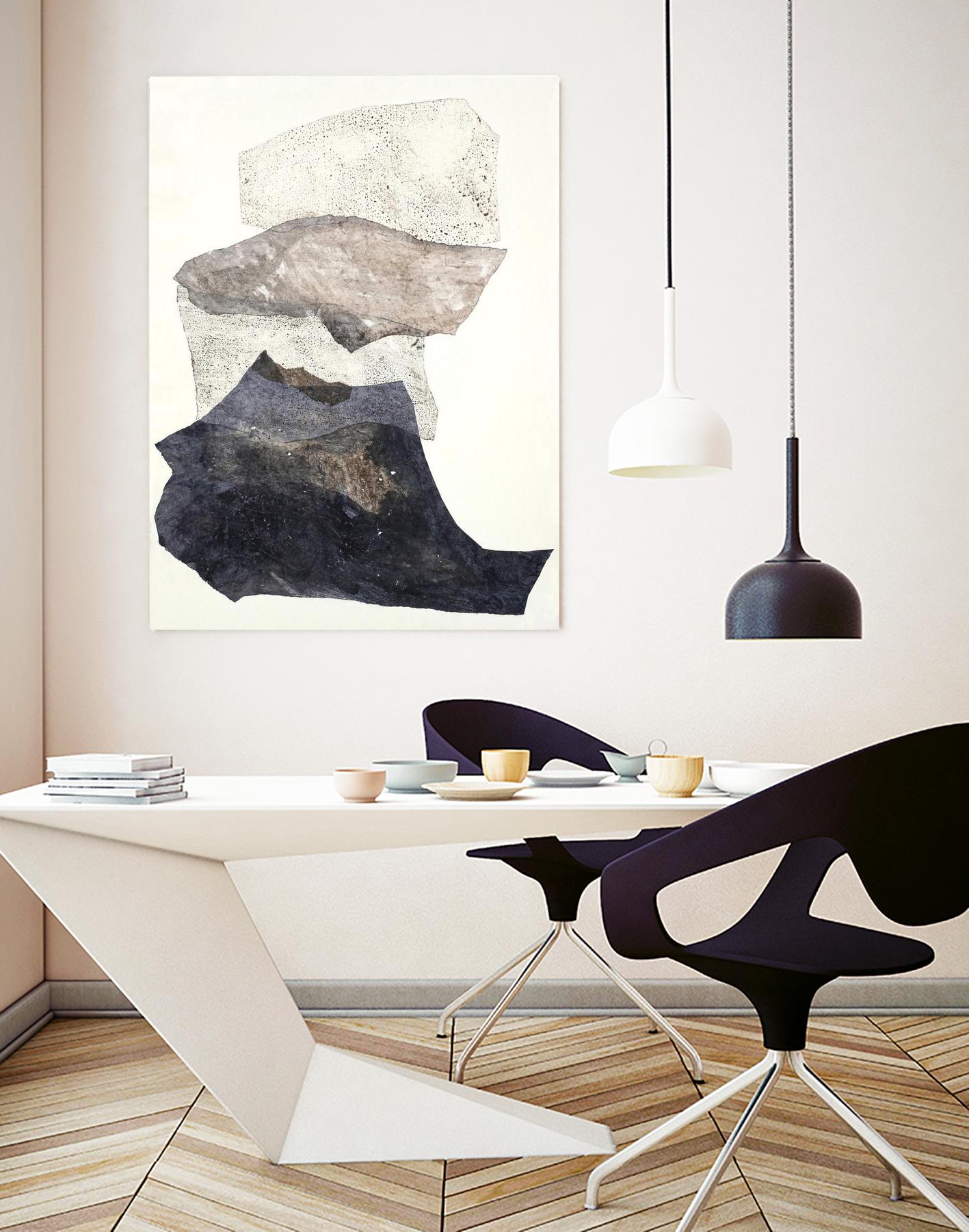 Organza 3 by Design Fabrikken on GIANT ART - multi abstracts, minimalist 