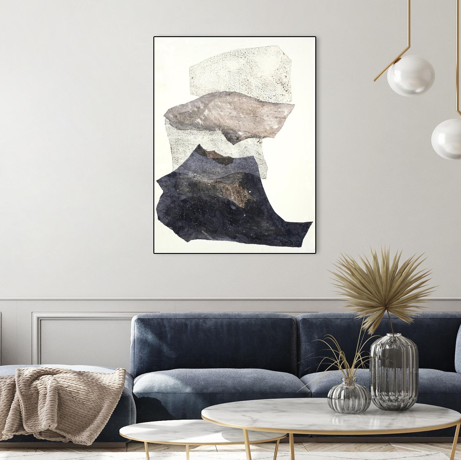 Organza 3 by Design Fabrikken on GIANT ART - multi abstracts, minimalist 