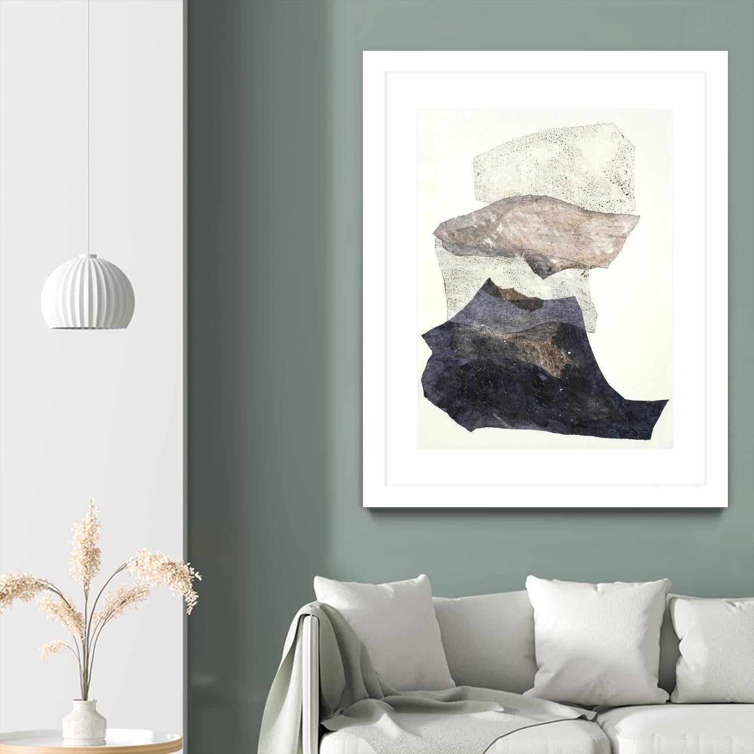 Organza 3 by Design Fabrikken on GIANT ART - multi abstracts, minimalist 