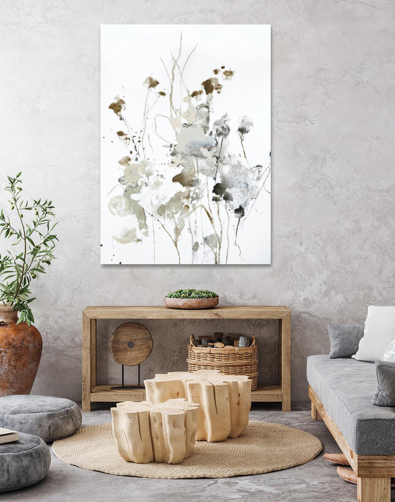These Days 2 by Design Fabrikken on GIANT ART - black,white contemporary, floral/still life, minimalist